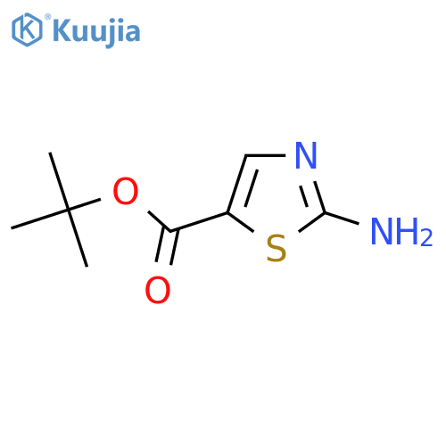 tert-butyl 2-amino-1,3-thiazole-5-carboxylate structure