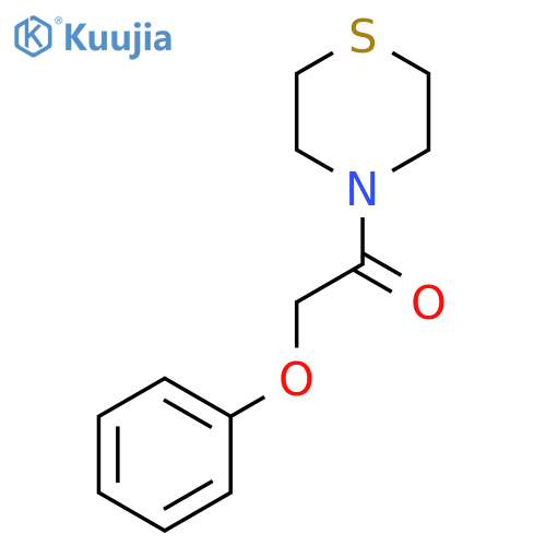 2-Phenoxy-1-(thiomorpholin-4-yl)ethan-1-one structure