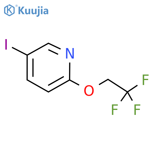 5-Iodo-2-(2,2,2-trifluoroethoxy)pyridine structure