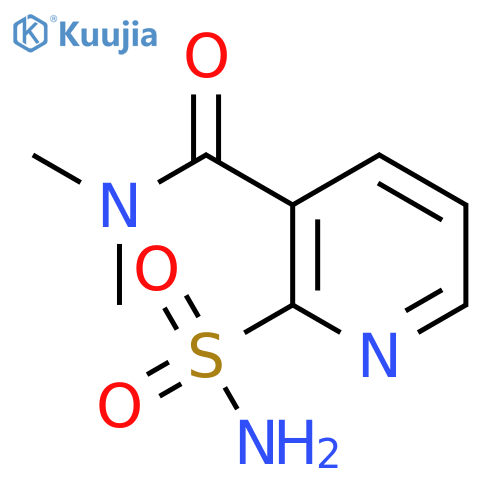 N,N-dimethyl-2-sulfamoylbenzamide structure