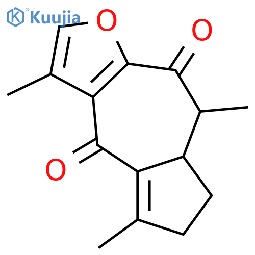 8,12-Epoxy-4,7,11-guaiatriene-6,9-dione; (1α,10β)-form structure