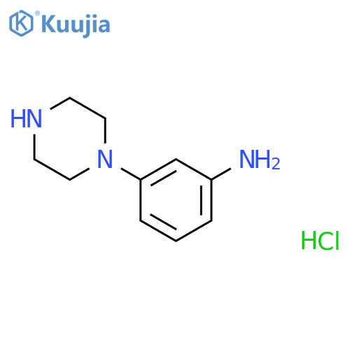 3-(Piperazin-1-yl)aniline hydrochloride structure