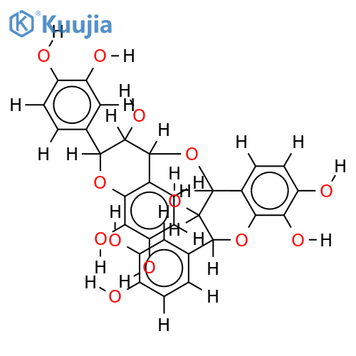 (2R,2'R,3R,3'R,4S,4'S)-3,3',4',7,8-Pentahydroxyflavan(4?O?4)-3,3',4',7,8-pentahydroxyflavan structure
