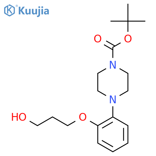 N-Boc-4-(2-(3-hydroxypropoxy)phenyl)piperazine structure