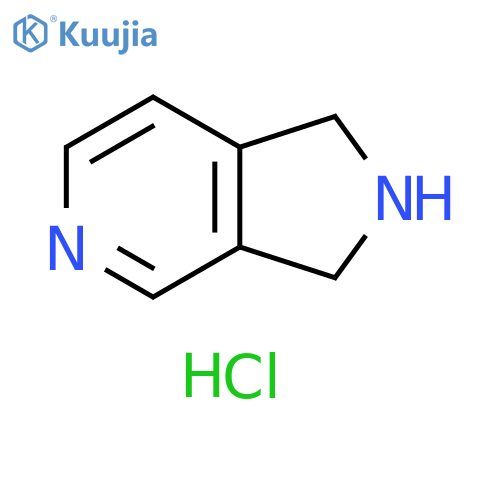 2,3-dihydro-1H-pyrrolo[3,4-c]pyridine hydrochloride structure