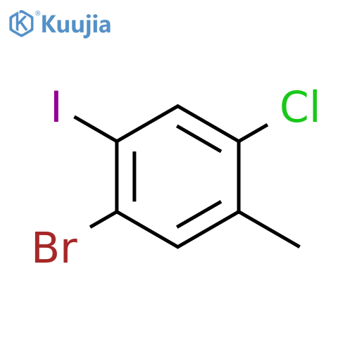 5-Bromo-2-chloro-4-iodotoluene structure
