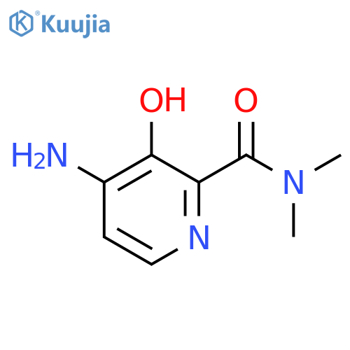 4-amino-3-hydroxy-N,N-dimethylpicolinamide structure