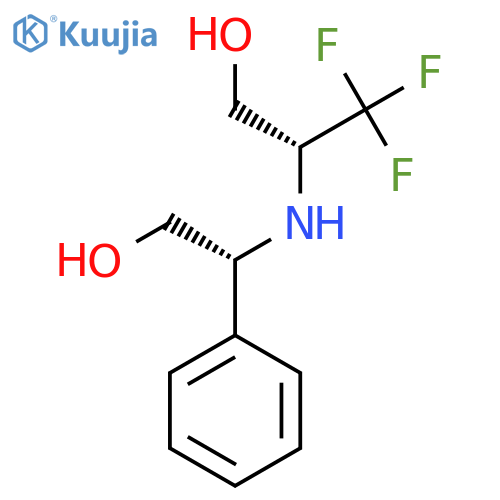 (2R)-2-[[(1R)-1-Phenyl-2-hydroxyethyl]amino]-3,3,3-trifluoro-1-propanol structure