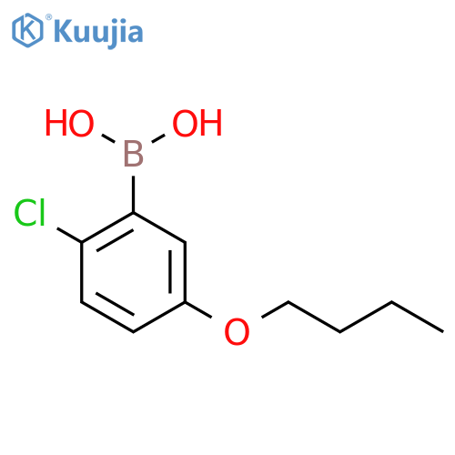 5-Butoxy-2-chlorophenylboronic acid structure