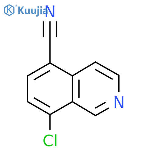 8-Chloroisoquinoline-5-carbonitrile structure