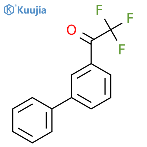 1-([1,1-BIPHENYL]-3-YL)-2,2,2-TRIFLUOROETHANONE structure