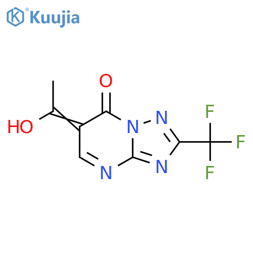 1-7-Hydroxy-2-(trifluoromethyl)1,2,4triazolo1,5-apyrimidin-6-ylethanone structure