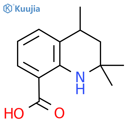 2,2,4-Trimethyl-1,2,3,4-tetrahydroquinoline-8-carboxylic acid structure