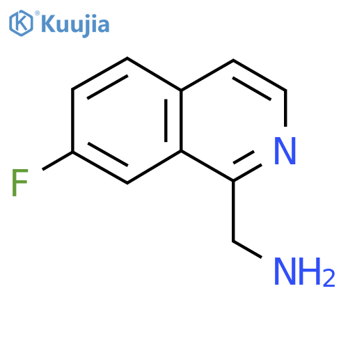 (7-Fluoroisoquinolin-1-yl)methanamine structure