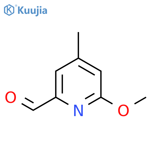 6-Methoxy-4-methylpyridine-2-carbaldehyde structure