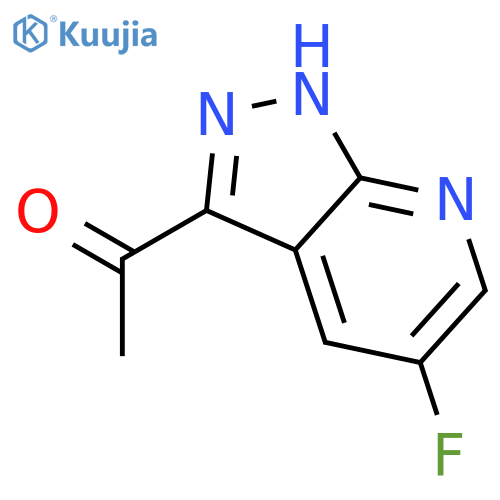 1-(5-Fluoro-1H-pyrazolo[3,4-b]pyridin-3-yl)ethanone structure