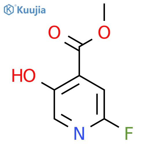Methyl 2-fluoro-5-hydroxyisonicotinate structure