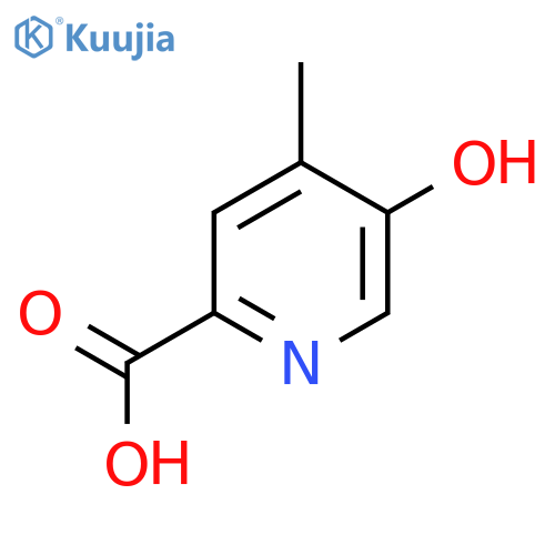 5-Hydroxy-4-methylpicolinic acid structure