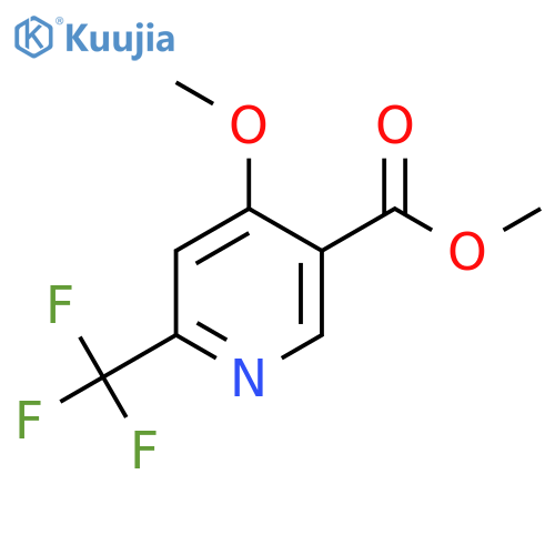 Methyl 4-methoxy-6-(trifluoromethyl)nicotinate structure