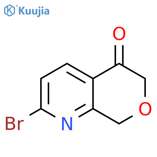 6H-Pyrano[3,4-b]pyridin-5(8H)-one, 2-bromo- structure