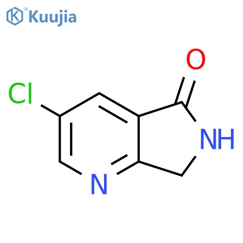 3-Chloro-6,7-dihydro-5H-pyrrolo[3,4-b]pyridin-5-one structure