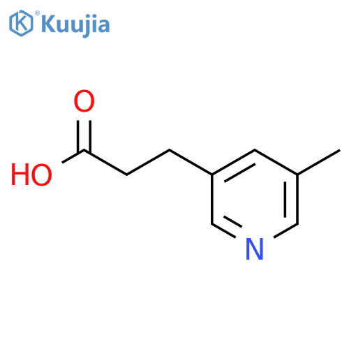 3-(5-Methylpyridin-3-yl)propanoic acid structure