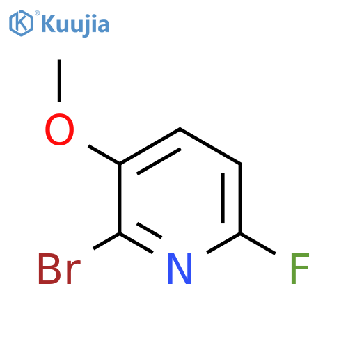 2-Bromo-6-fluoro-3-methoxypyridine structure