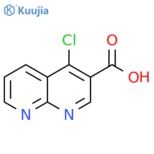 4-chloro-1,8-naphthyridine-3-carboxylic acid structure