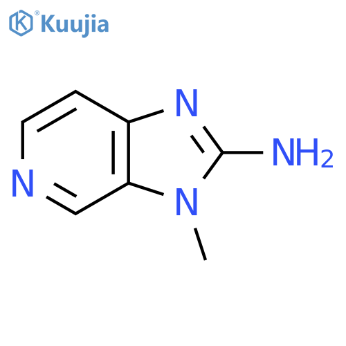 3-methyl-3H-imidazo4,5-cpyridin-2-amine structure