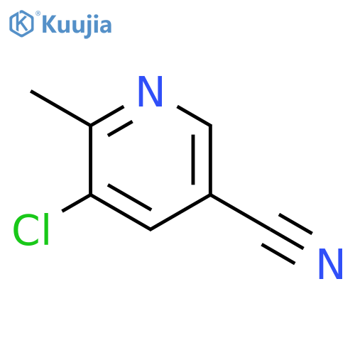 5-chloro-6-methylpyridine-3-carbonitrile structure
