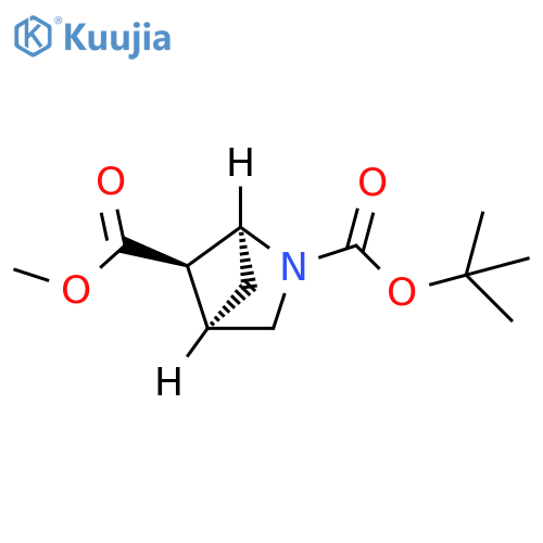 2-Azabicyclo[2.1.1]hexane-2,5-dicarboxylic acid, 2-(1,1-dimethylethyl) 5-methyl ester, (1S,4R,5R)- structure