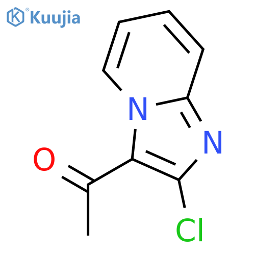1-{2-chloroimidazo1,2-apyridin-3-yl}ethan-1-one structure