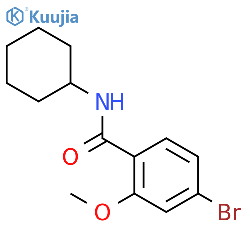 N-Cyclohexyl 4-bromo-2-methoxybenzamide structure