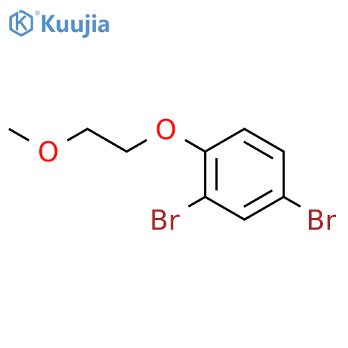 2,4-Dibromo-1-(2-methoxyethoxy)benzene structure