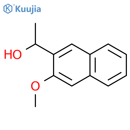 2-Naphthalenemethanol, 3-methoxy-α-methyl- structure