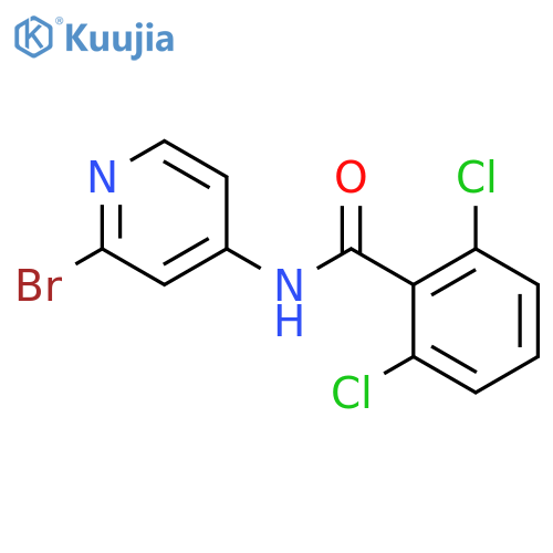 N-(2-Bromopyridin-4-yl)-2,6-dichlorobenzamide structure