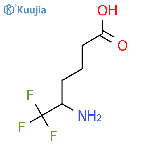 5-amino-6,6,6-trifluorohexanoic acid structure