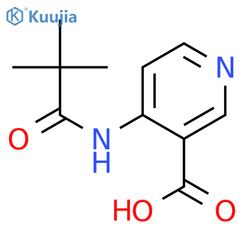 4-(2,2-Dimethylpropanoyl)aminonicotinic Acid structure
