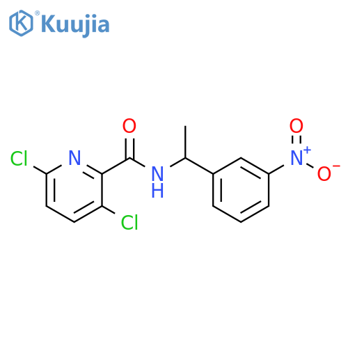3,6-Dichloro-N-[1-(3-nitrophenyl)ethyl]-2-pyridinecarboxamide structure