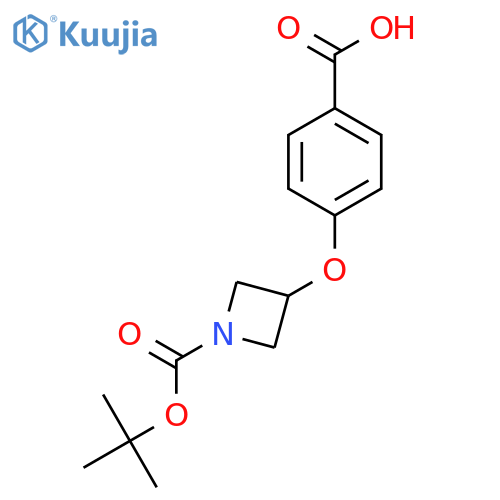 4-(1-(tert-Butoxycarbonyl)azetidin-3-Yloxy)benzoic Acid structure