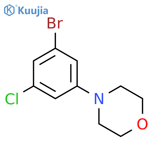 4-(3-Bromo-5-chlorophenyl)morpholine structure