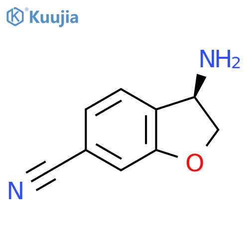 (3R)-3-Amino-2,3-dihydrobenzo[b]furan-6-carbonitrile structure