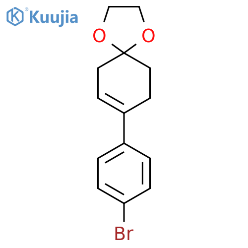 1,4-Dioxaspiro[4.5]dec-7-ene, 8-(4-bromophenyl)- structure