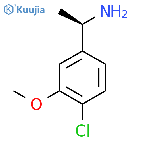 (1R)-1-(4-chloro-3-methoxyphenyl)ethan-1-amine structure