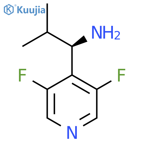(R)-1-(3,5-DIFLUOROPYRIDIN-4-YL)-2-METHYLPROPAN-1-AMINE 2HCL structure