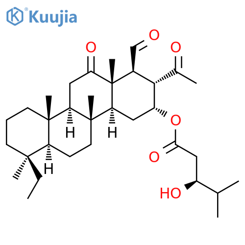 12,16-Dihydroxy-20,24-dimethyl-24-oxo-25-scalaranal; (12β,16α)-form, 12-Ketone, 16-O-(3S-hydroxy-4-methylpentanoyl) structure