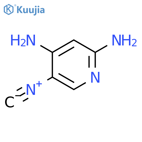 5-Isocyano-pyridine-2,4-diamine structure