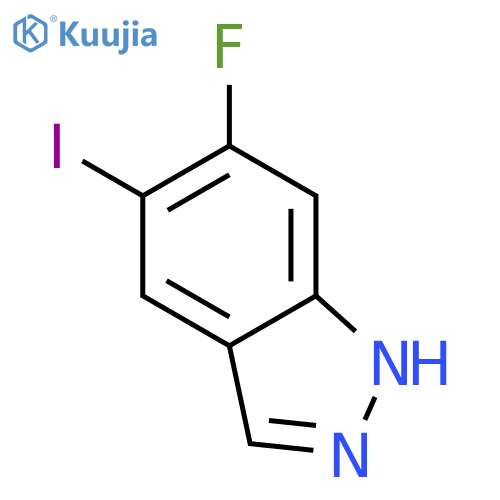 6-fluoro-5-iodo-1h-indazole structure