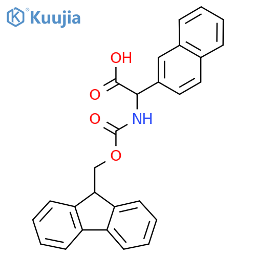[(9H-Fluoren-9-ylmethoxycarbonylamino)]-naphthalen-2-yl-acetic acid structure
