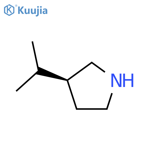 (3S)-3-(propan-2-yl)pyrrolidine structure